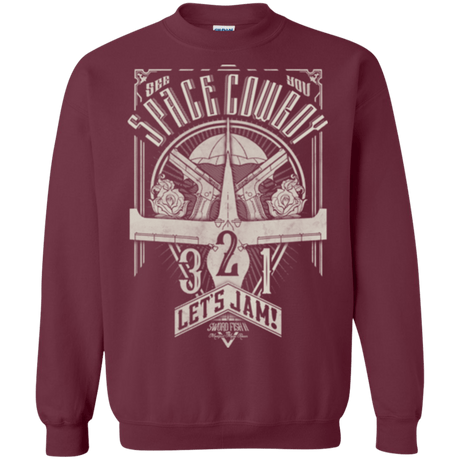 Sweatshirts Maroon / Small The Vintage Series - Space Cowboy Crewneck Sweatshirt