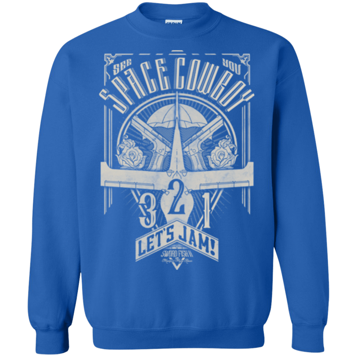 Sweatshirts Royal / Small The Vintage Series - Space Cowboy Crewneck Sweatshirt