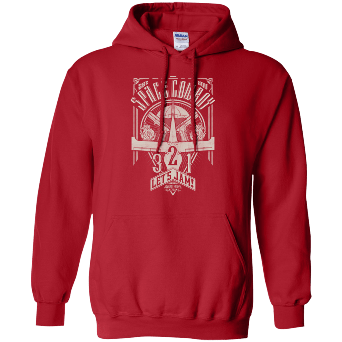 Sweatshirts Red / Small The Vintage Series - Space Cowboy Pullover Hoodie