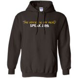 Sweatshirts Dark Chocolate / Small The Voices In My Head Speak Java Pullover Hoodie