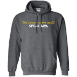 Sweatshirts Dark Heather / Small The Voices In My Head Speak Java Pullover Hoodie