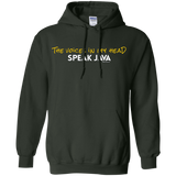 Sweatshirts Forest Green / Small The Voices In My Head Speak Java Pullover Hoodie