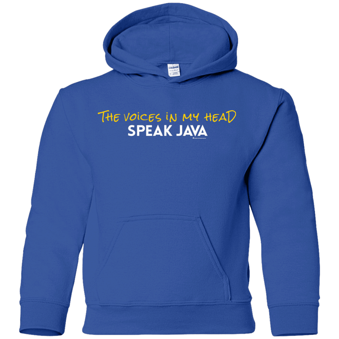 The Voices In My Head Speak Java Youth Hoodie