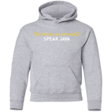 The Voices In My Head Speak Java Youth Hoodie