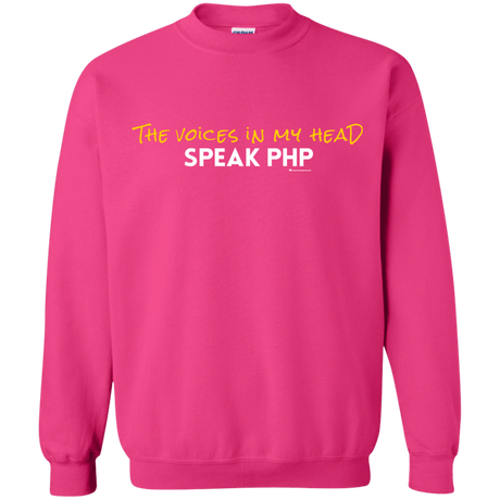 Sweatshirts Heliconia / Small The Voices In My Head Speak PHP Crewneck Sweatshirt