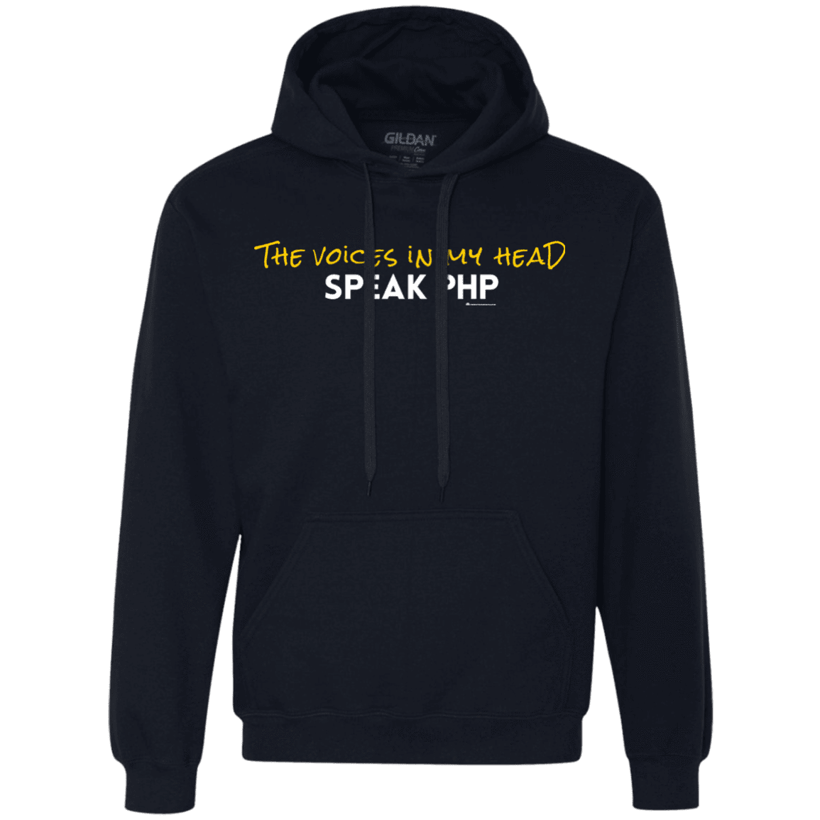 The Voices In My Head Speak PHP Premium Fleece Hoodie
