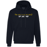 The Voices In My Head Speak PHP Premium Fleece Hoodie