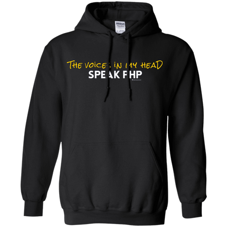 Sweatshirts Black / Small The Voices In My Head Speak PHP Pullover Hoodie