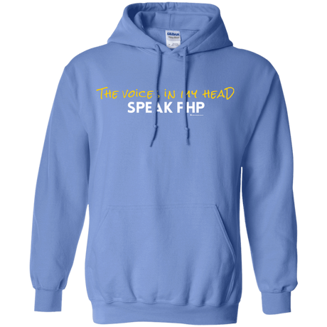 Sweatshirts Carolina Blue / Small The Voices In My Head Speak PHP Pullover Hoodie
