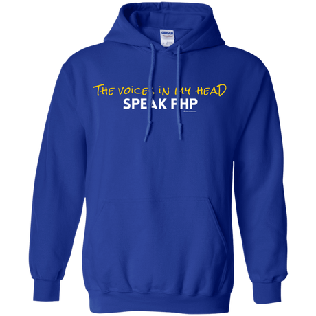 Sweatshirts Royal / Small The Voices In My Head Speak PHP Pullover Hoodie
