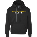 Sweatshirts Black / Small The Voices In My Head Speak SQL Premium Fleece Hoodie