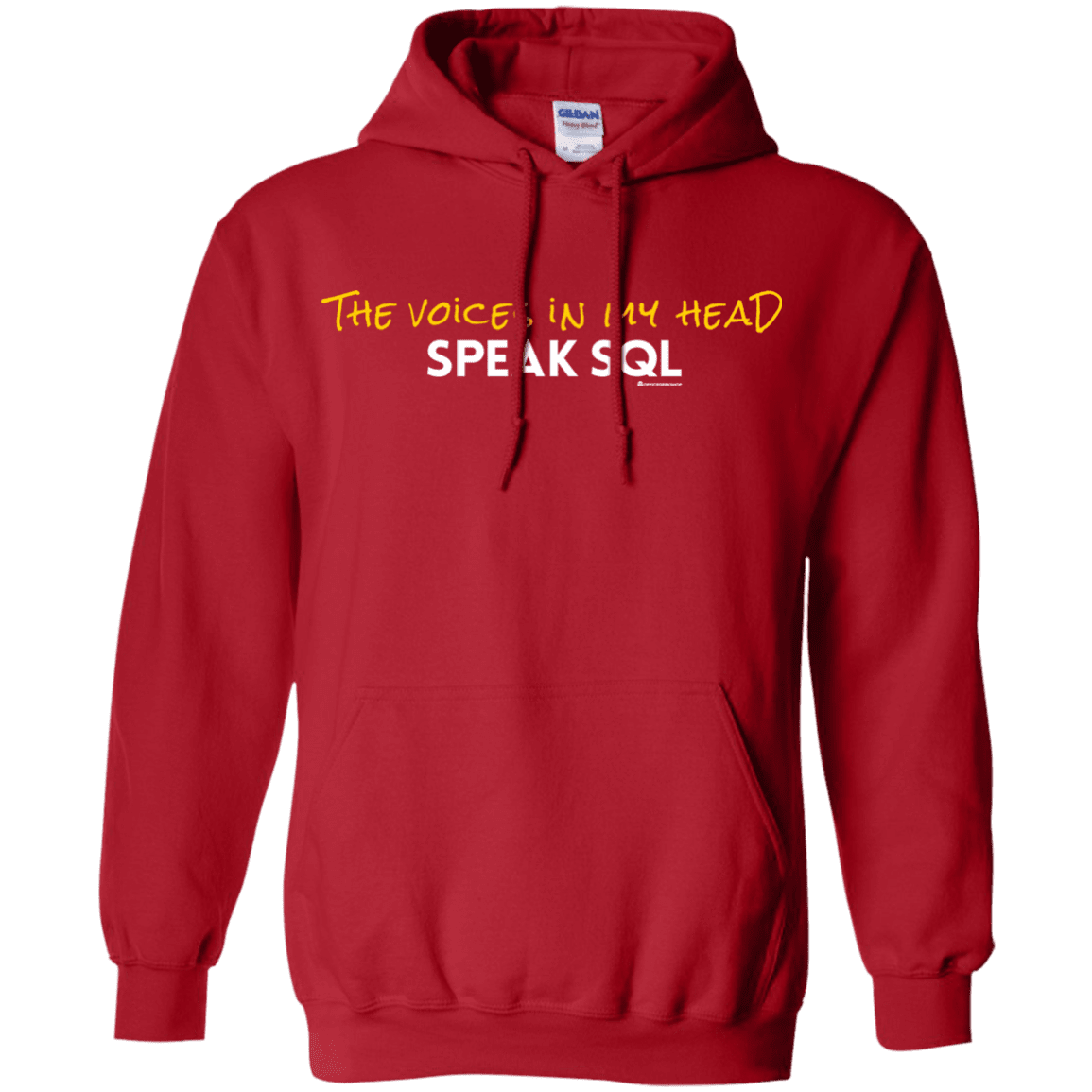 The Voices In My Head Speak SQL Pullover Hoodie