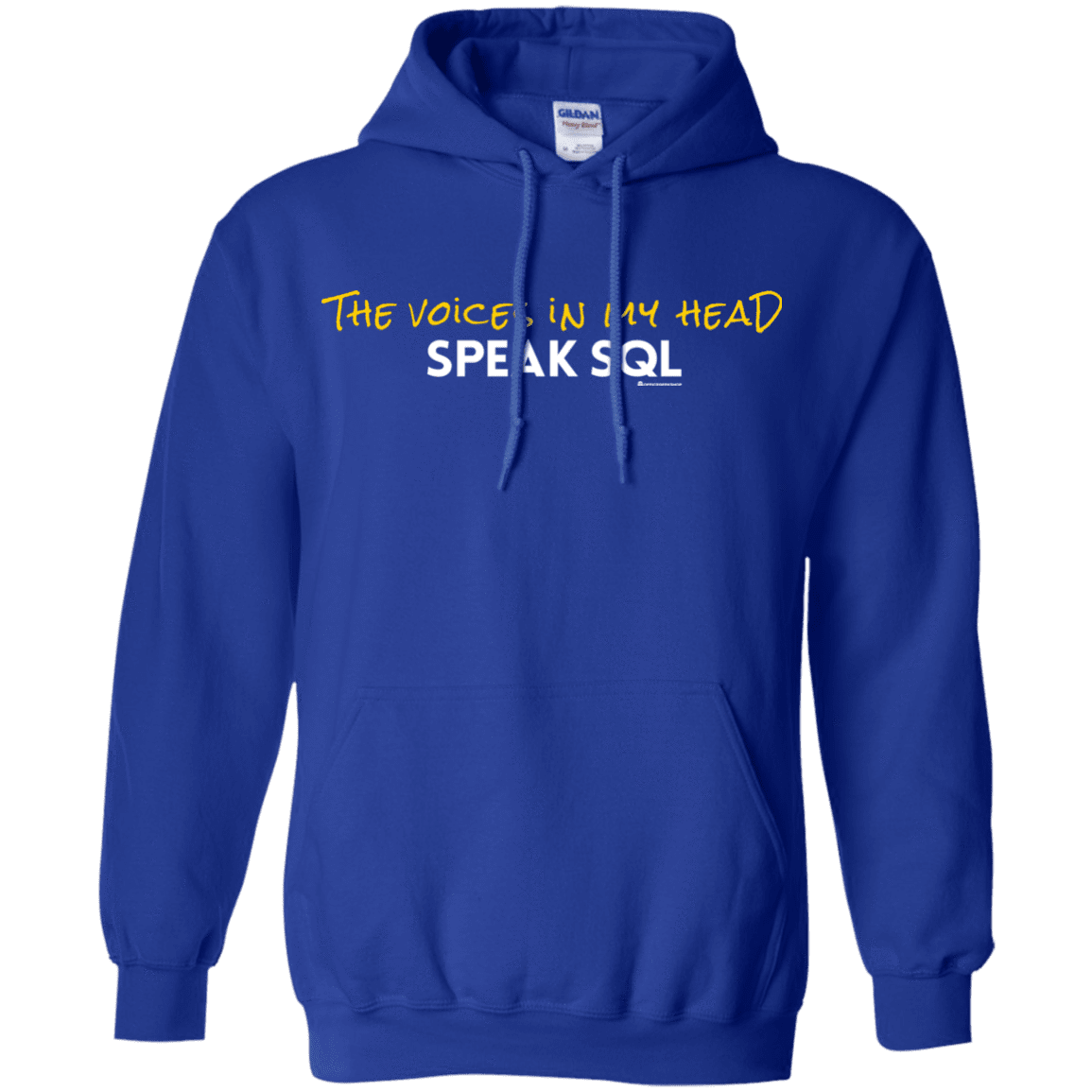 The Voices In My Head Speak SQL Pullover Hoodie