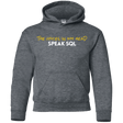 Sweatshirts Dark Heather / YS The Voices In My Head Speak SQL Youth Hoodie