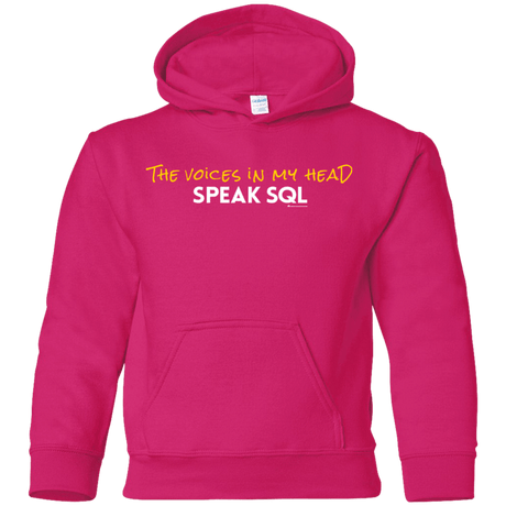 Sweatshirts Heliconia / YS The Voices In My Head Speak SQL Youth Hoodie