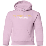 Sweatshirts Light Pink / YS The Voices In My Head Speak SQL Youth Hoodie