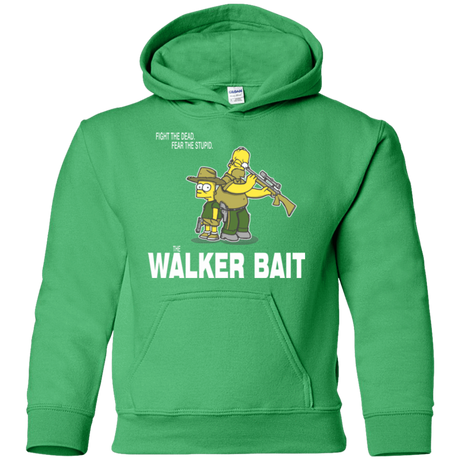 Sweatshirts Irish Green / YS The Walker Bait Youth Hoodie