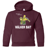 Sweatshirts Maroon / YS The Walker Bait Youth Hoodie