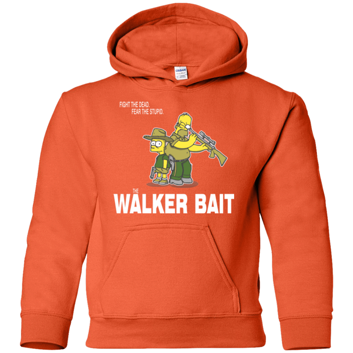 Sweatshirts Orange / YS The Walker Bait Youth Hoodie