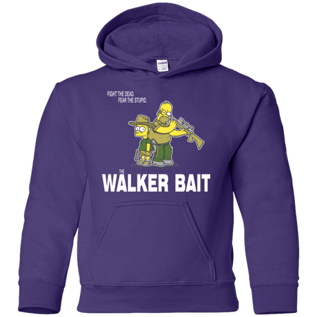 Sweatshirts Purple / YS The Walker Bait Youth Hoodie