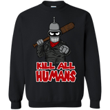 Sweatshirts Black / Small The Walking Bot Crewneck Sweatshirt