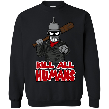 Sweatshirts Black / Small The Walking Bot Crewneck Sweatshirt