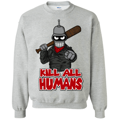 Sweatshirts Sport Grey / Small The Walking Bot Crewneck Sweatshirt