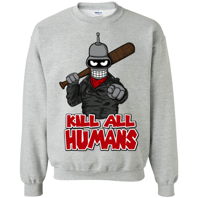 Sweatshirts Sport Grey / Small The Walking Bot Crewneck Sweatshirt