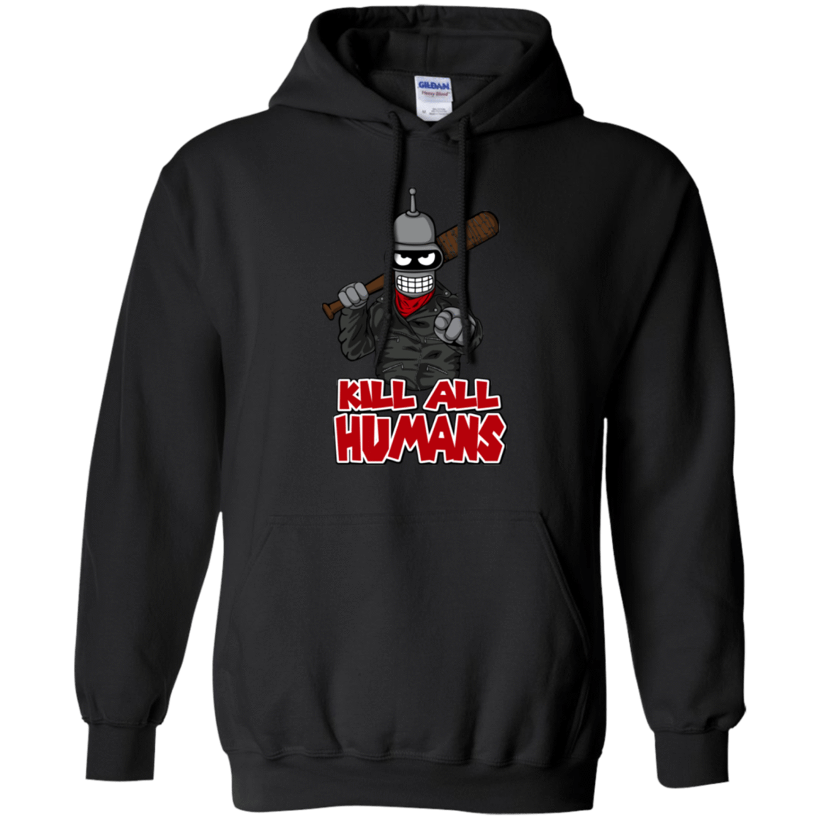Sweatshirts Black / Small The Walking Bot Pullover Hoodie