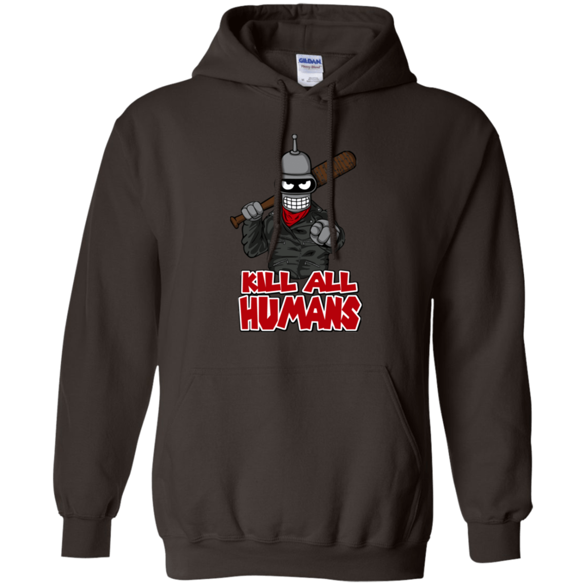 Sweatshirts Dark Chocolate / Small The Walking Bot Pullover Hoodie