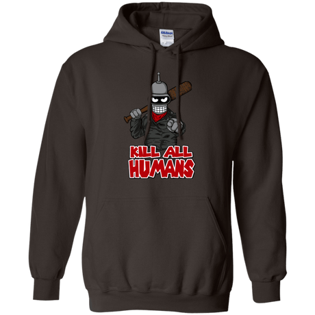 Sweatshirts Dark Chocolate / Small The Walking Bot Pullover Hoodie