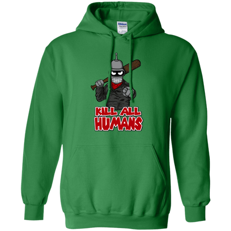 Sweatshirts Irish Green / Small The Walking Bot Pullover Hoodie