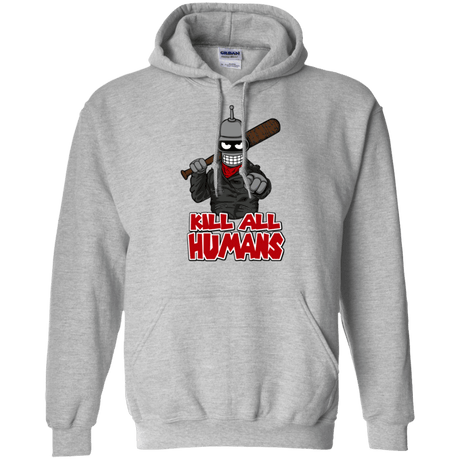 Sweatshirts Sport Grey / Small The Walking Bot Pullover Hoodie