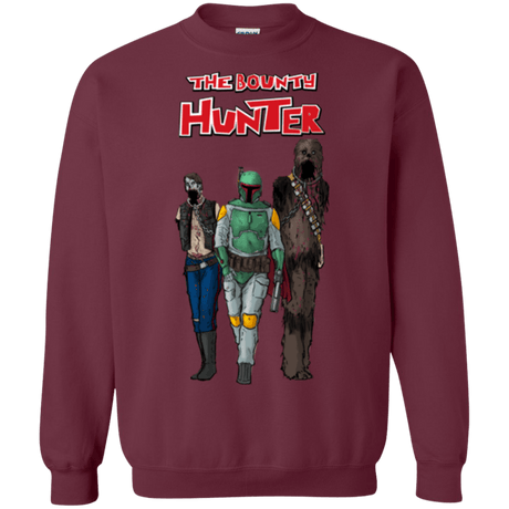 Sweatshirts Maroon / Small The Walking Bounty Hunter Crewneck Sweatshirt