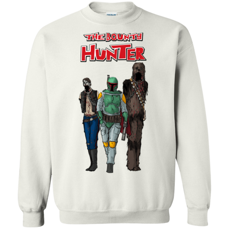 Sweatshirts White / Small The Walking Bounty Hunter Crewneck Sweatshirt