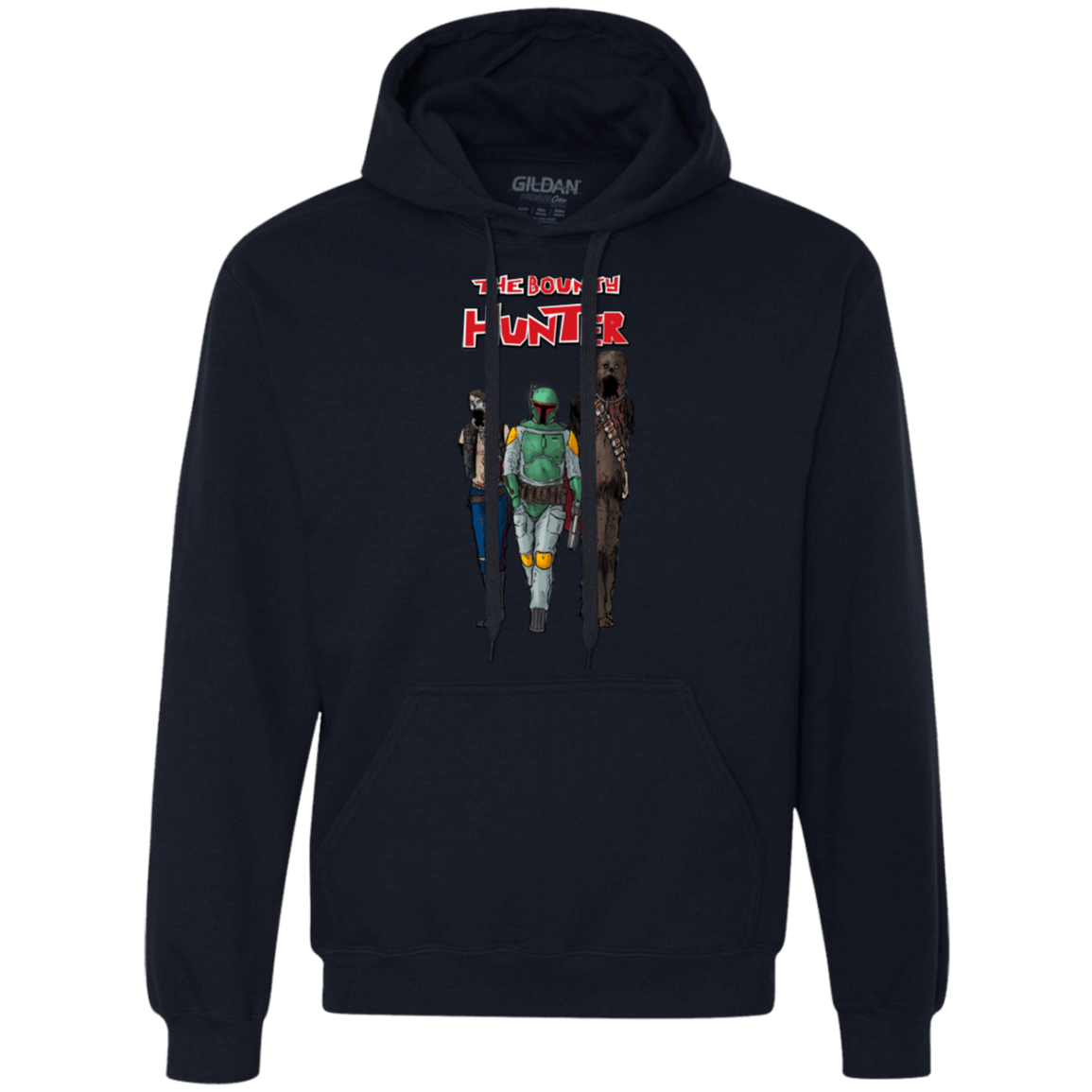 Sweatshirts Navy / Small The Walking Bounty Hunter Premium Fleece Hoodie