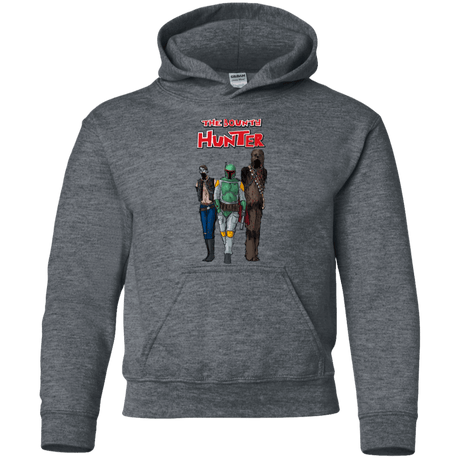 Sweatshirts Dark Heather / YS The Walking Bounty Hunter Youth Hoodie