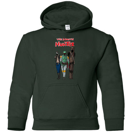 Sweatshirts Forest Green / YS The Walking Bounty Hunter Youth Hoodie