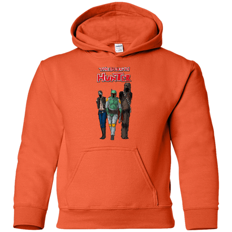 Sweatshirts Orange / YS The Walking Bounty Hunter Youth Hoodie