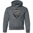 Sweatshirts Dark Heather / YS The Walking Crest Youth Hoodie