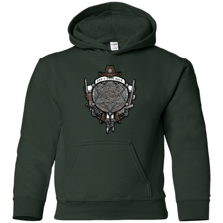 Sweatshirts Forest Green / YS The Walking Crest Youth Hoodie