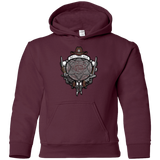 Sweatshirts Maroon / YS The Walking Crest Youth Hoodie