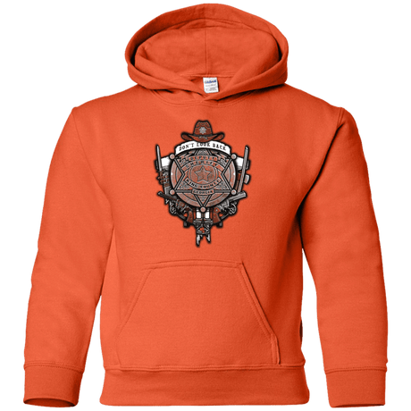 Sweatshirts Orange / YS The Walking Crest Youth Hoodie