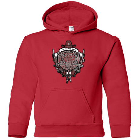 Sweatshirts Red / YS The Walking Crest Youth Hoodie