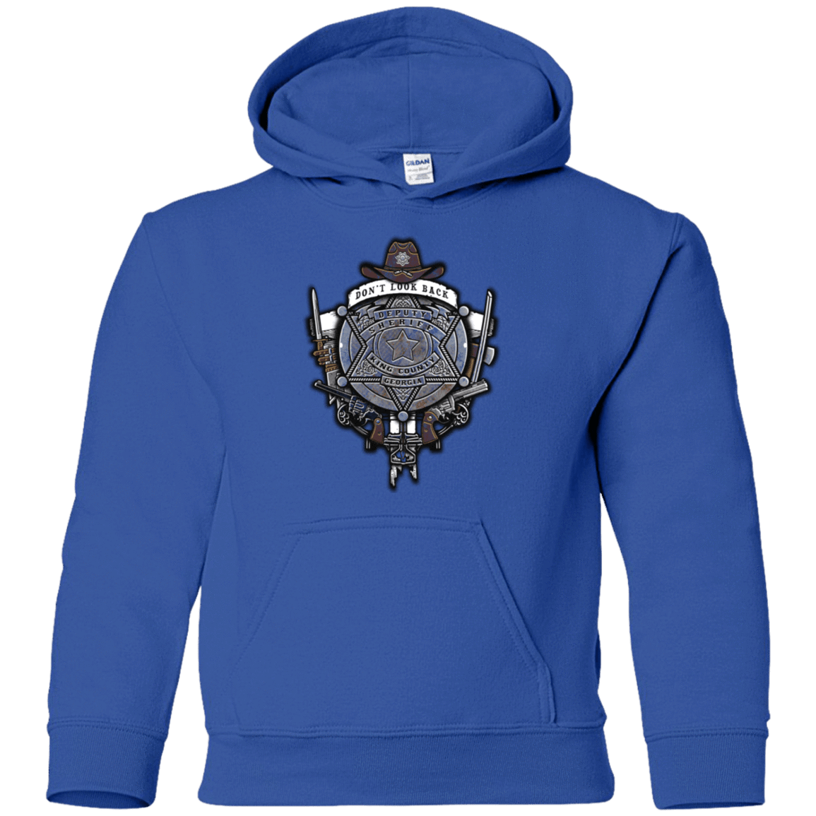 Sweatshirts Royal / YS The Walking Crest Youth Hoodie