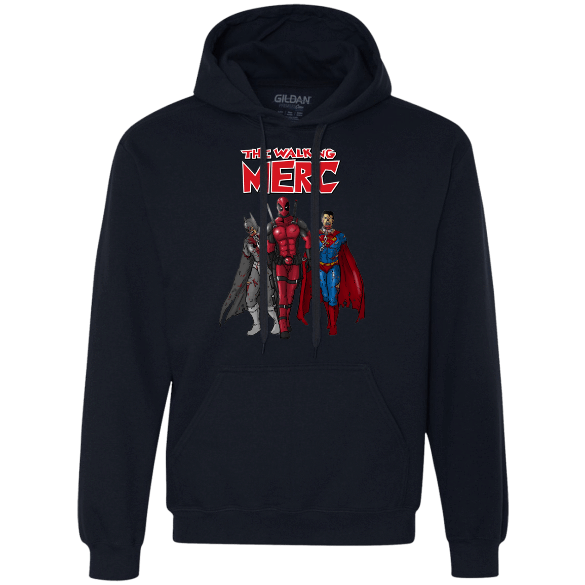 Sweatshirts Navy / S The Walking Merc Premium Fleece Hoodie