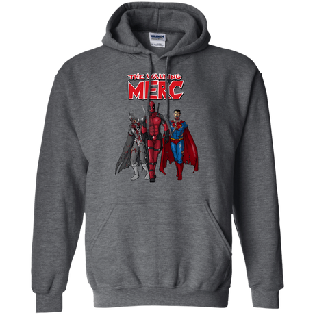 Sweatshirts Dark Heather / S The Walking Merc Pullover Hoodie