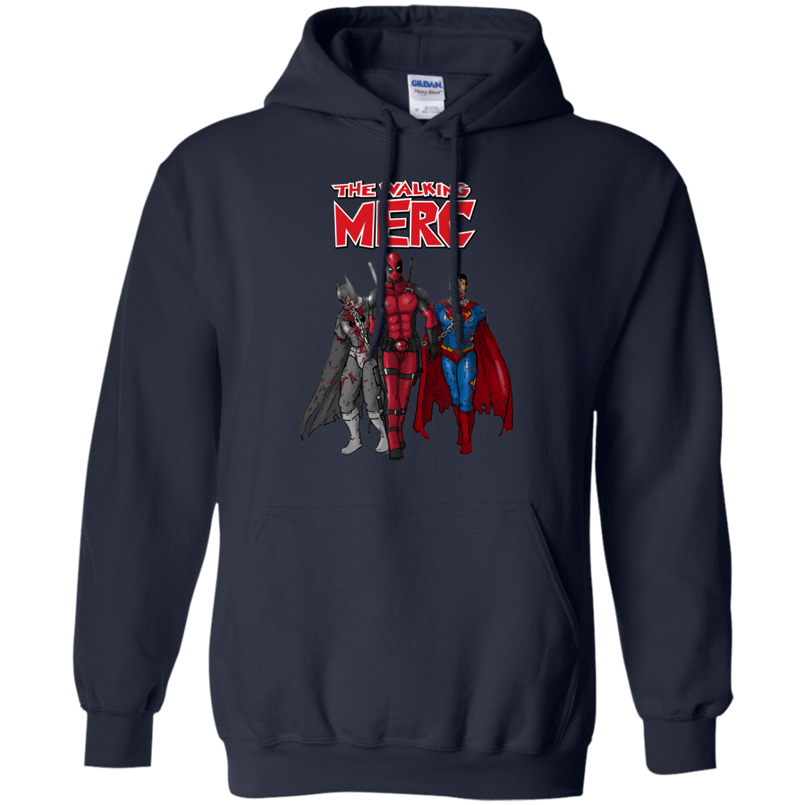 Sweatshirts Navy / S The Walking Merc Pullover Hoodie