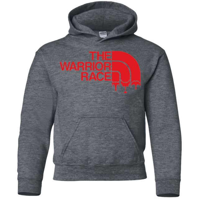 Sweatshirts Dark Heather / YS THE WARRIOR RACE Youth Hoodie