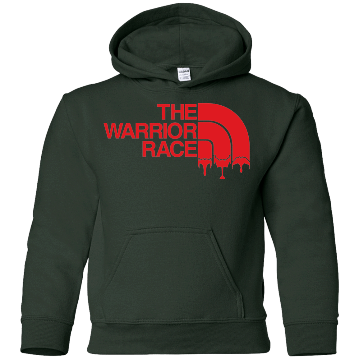 Sweatshirts Forest Green / YS THE WARRIOR RACE Youth Hoodie